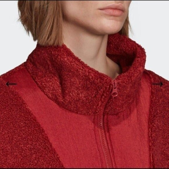 Adidas Women’s SHERPA JACKET Size S - Picture 11 of 14